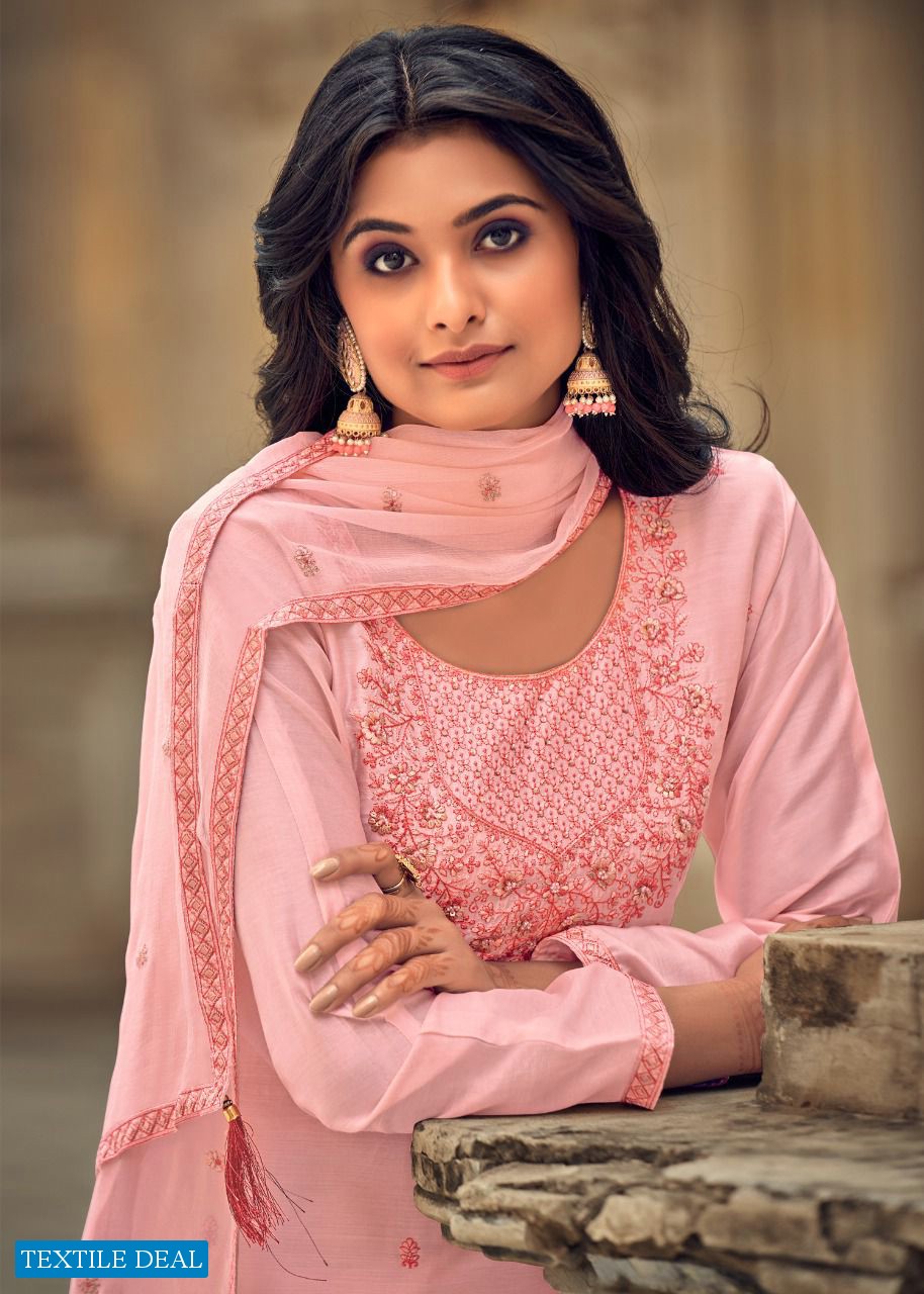 Bela Shafaq Wholesale Resham Muslin Casual Salwar Suits