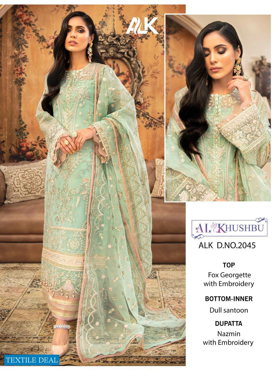 AL khushbu Misty Vol-3 Wholesale Pakistani Concept Dress