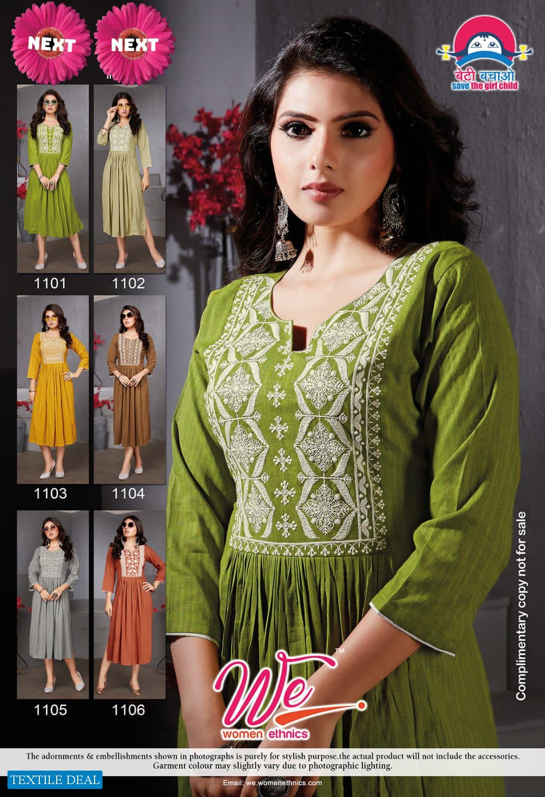 WE Rivera Wholesale Long Kurtis