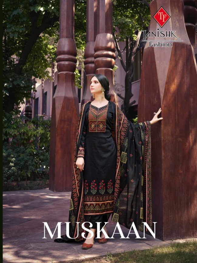 TANISHK MUSKAAN JAM COTTON DRESS MATERIALS