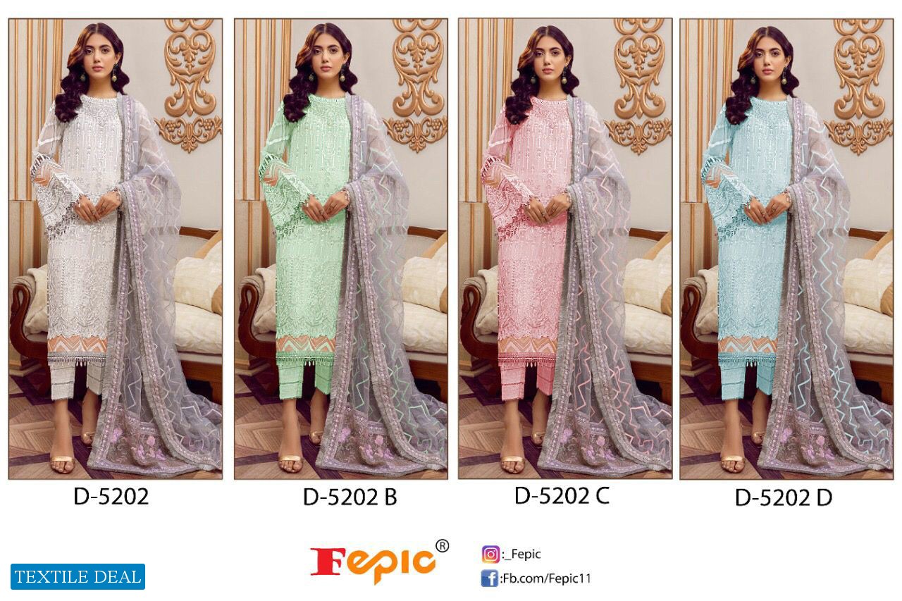 Fepic D-5202 Wholesale Pakistani Concept Dress