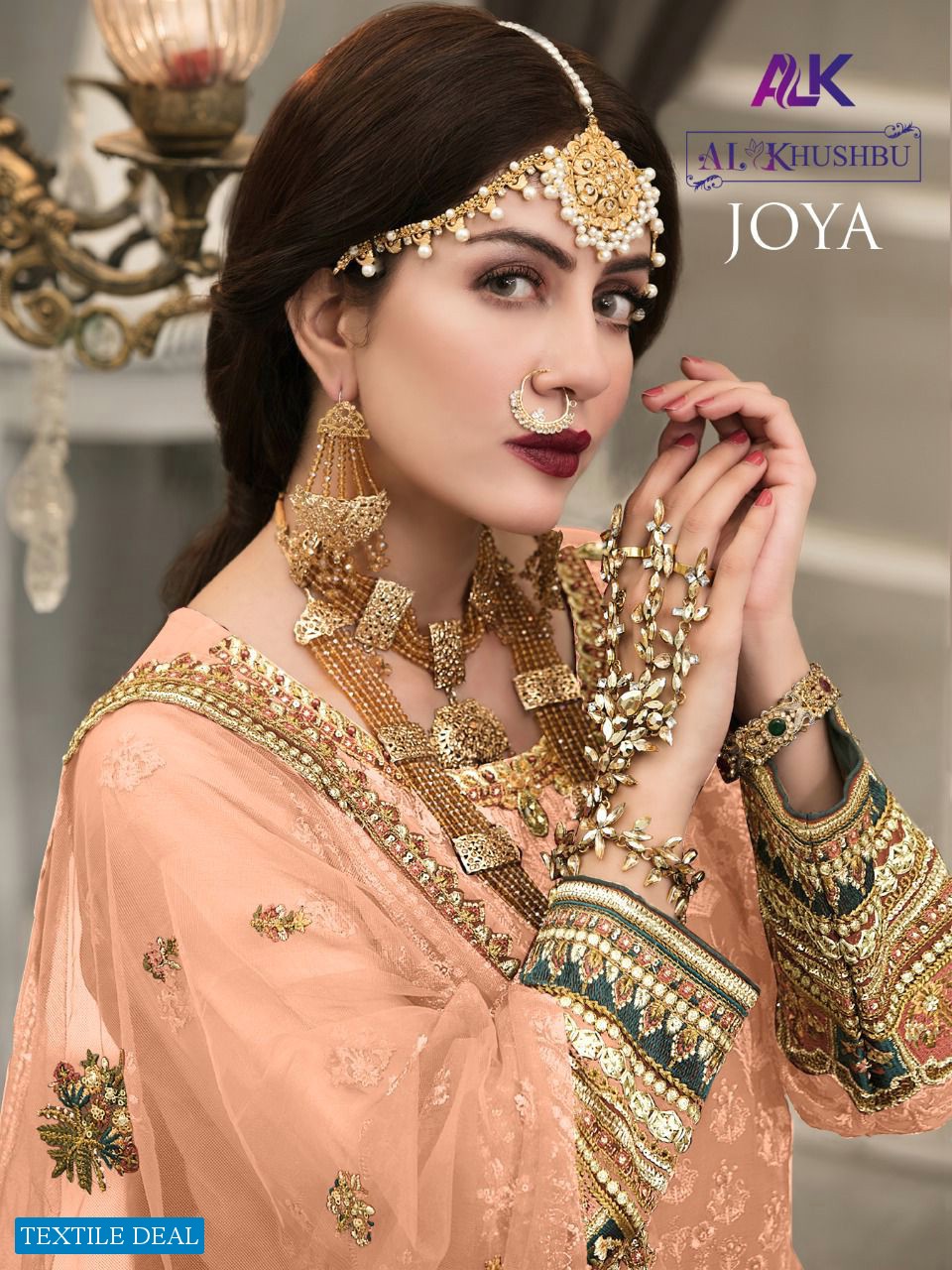 JOYA VOL 1 BY AL KHUSHBU GEORGETTE WORK FANCY DRESSES