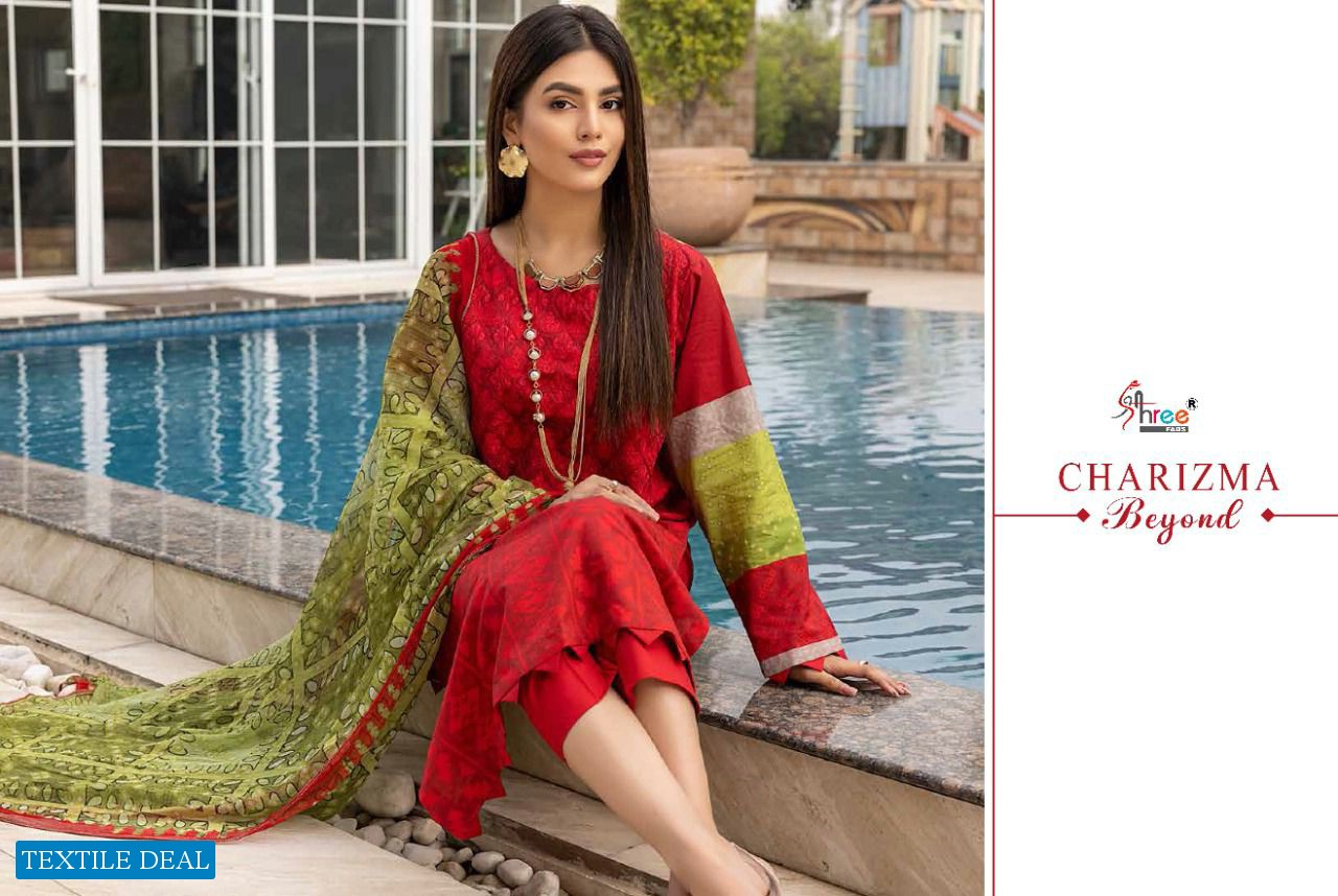 SHREE FAB CHARIZMA BEYOND COTTON ELEGANT LOOK SALWAR SUIT WITH COTTON DUPATTA CATALOG