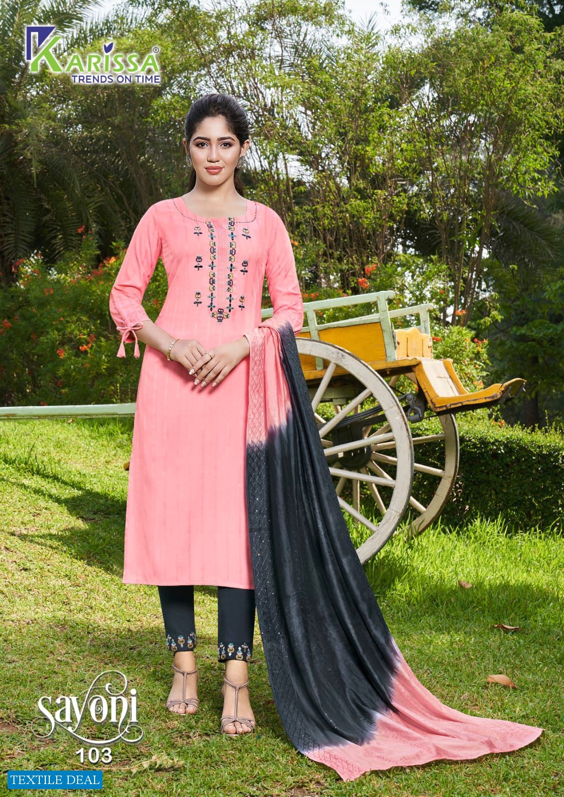 Karissa Sayoni Wholesale Full Stitched 3 Piece Salwar Suits