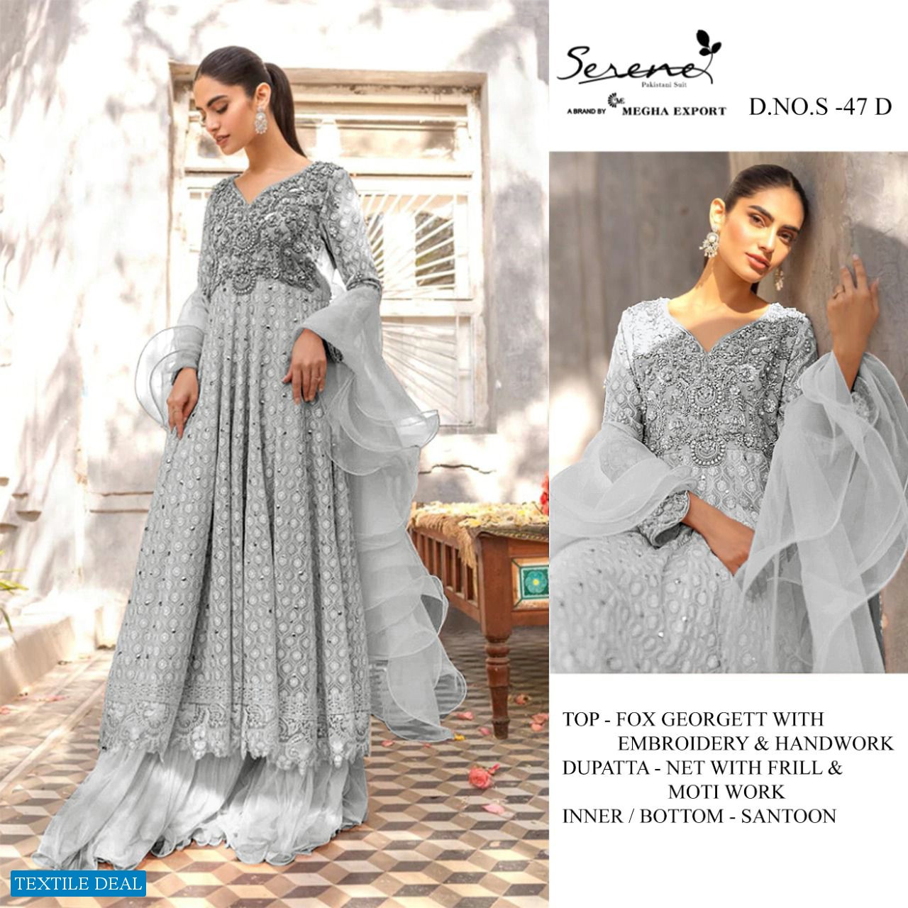 Serene S-47 Wholesale Pakistani Concept Dress