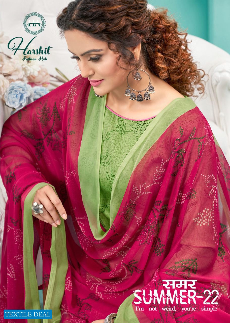 Harshit Summer-22 Wholesale Pure Zam Digital Fancy Print Dress Material