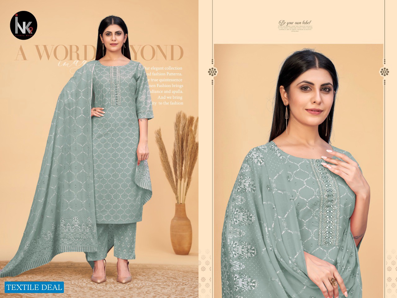 INK 9 Cotton Stories Vol-1 Wholesale Full Stitched 3 Piece Salwar Suits