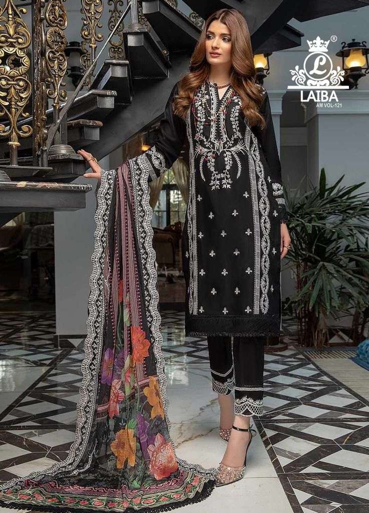 LAIBA AM VOL 121 GEORGETTE EXCLUSIVE READYMADE PAKISTANI SALWAR KAMEEZ