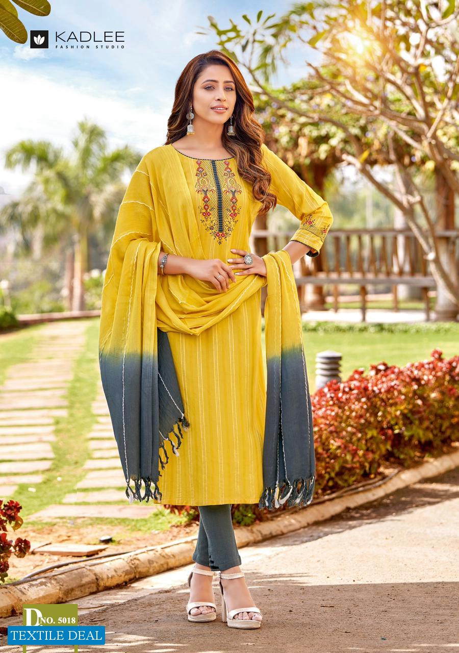 Kadlee Shanaya Vol-3 Wholesale Full Stitched Kurti With Pant And Dupatta