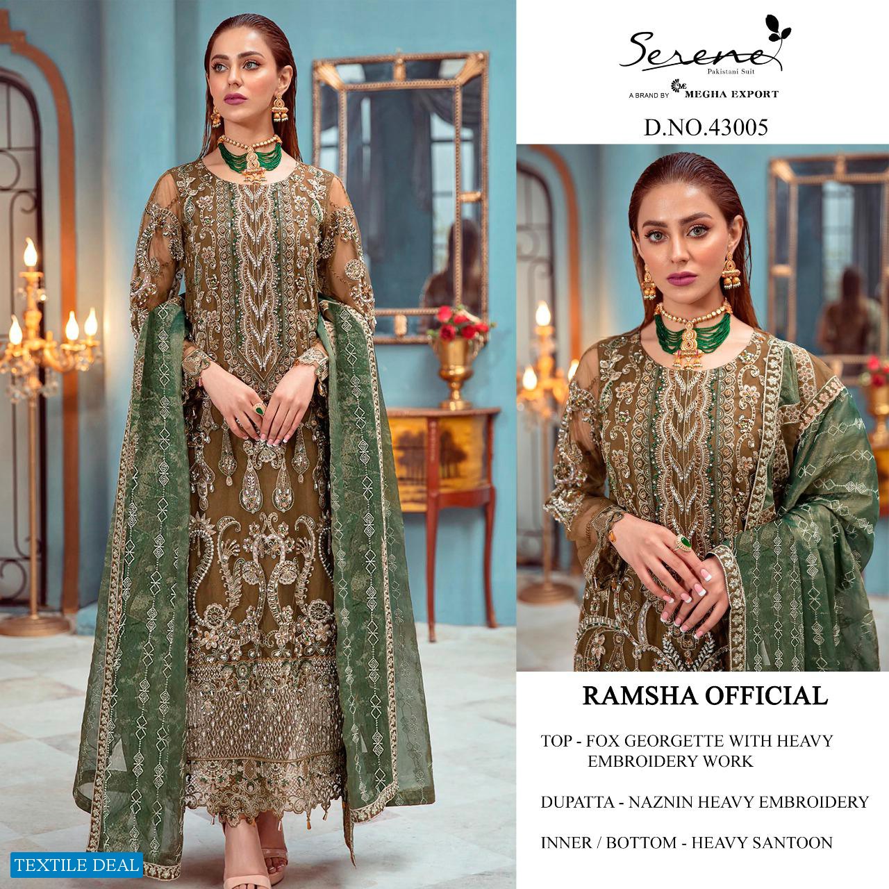 Serene Ramsha Official Wholesale Designer Pakistani Concept Dress