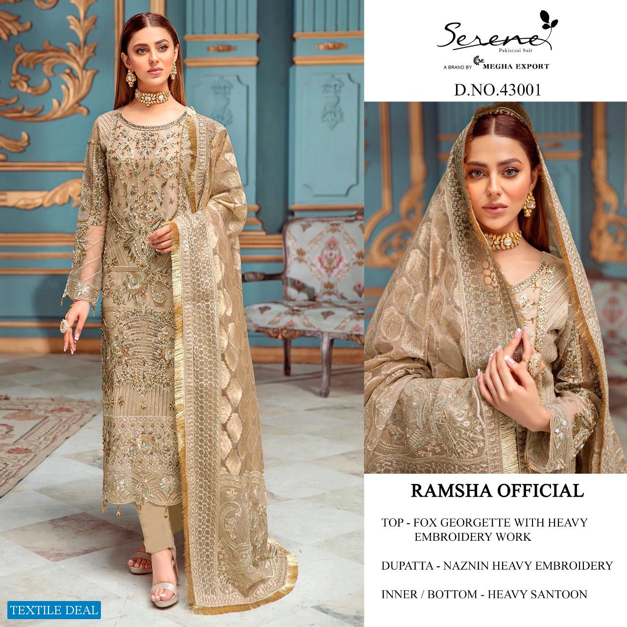 Serene Ramsha Official Wholesale Designer Pakistani Concept Dress