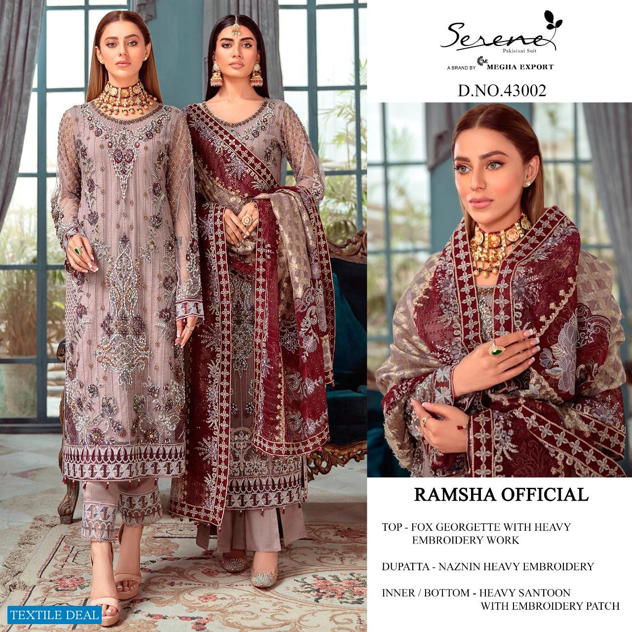Serene Ramsha Official Wholesale Designer Pakistani Concept Dress