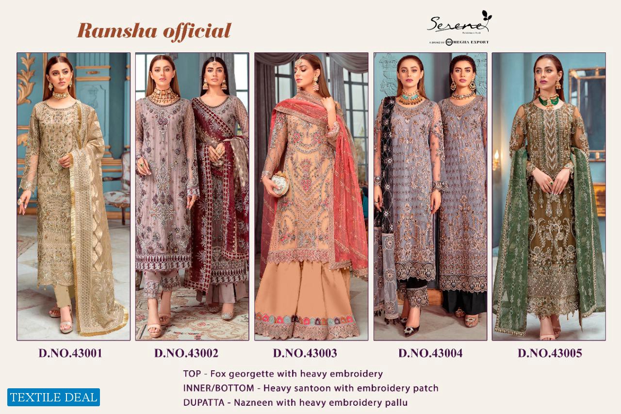 Serene Ramsha Official Wholesale Designer Pakistani Concept Dress