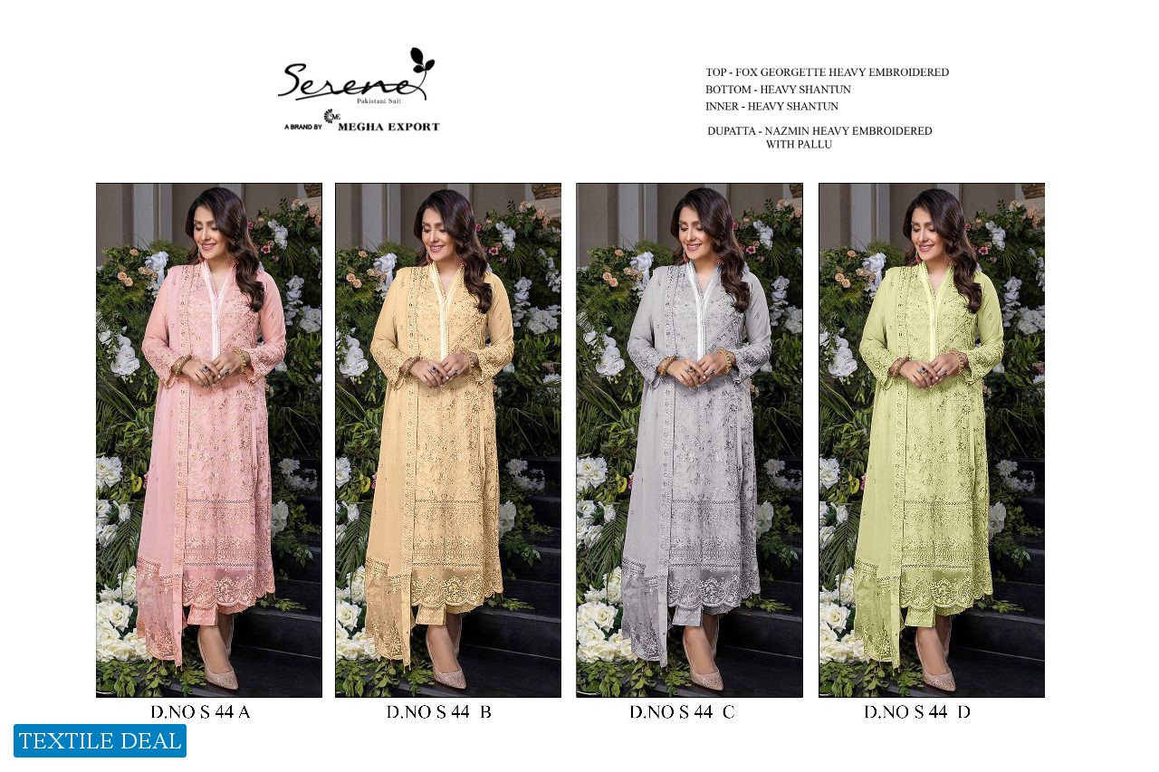Serene S-44 Wholesale Pakistani Concept Dress