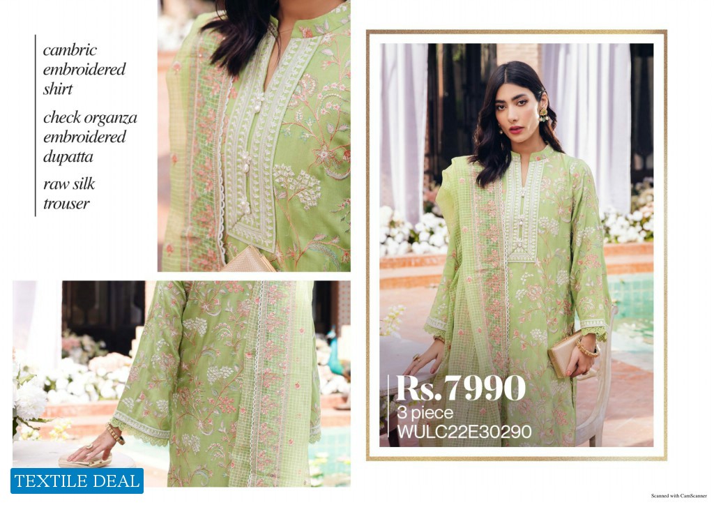 Zellbury Luxury Unstitched Collection Original Pakistani Suits