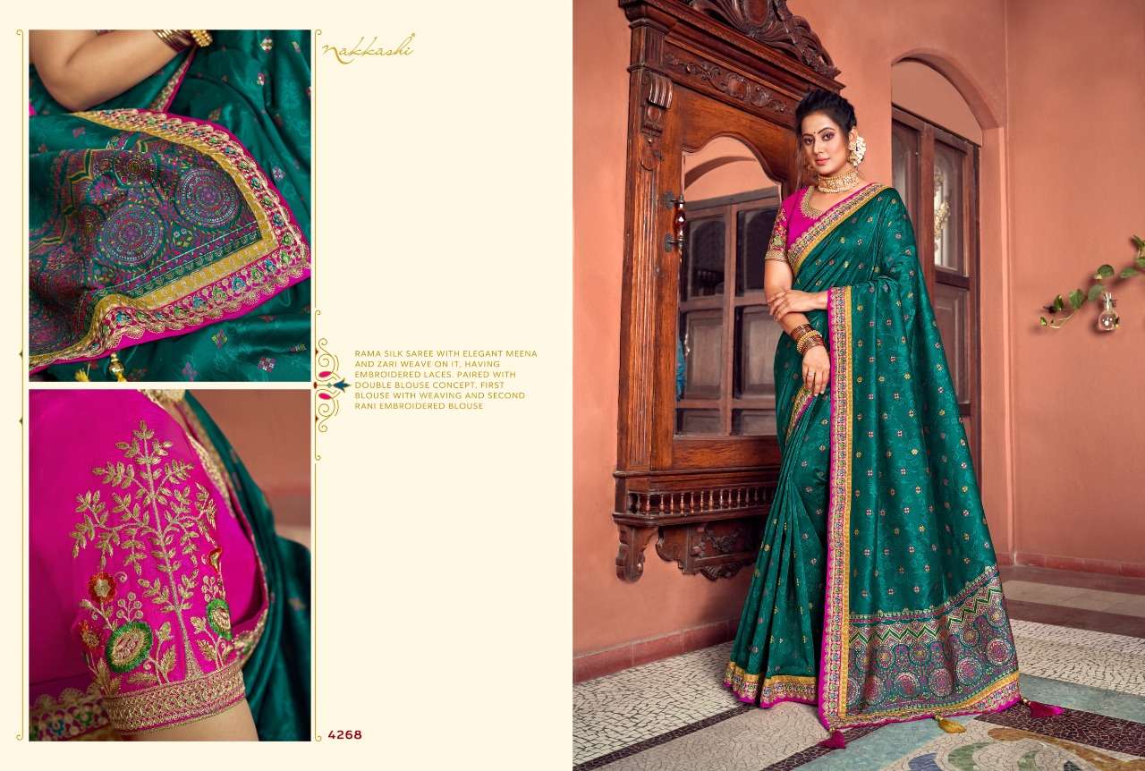 NAKKASHI SARGAM SILK TRADITIONAL WEAR FANCY SAREE