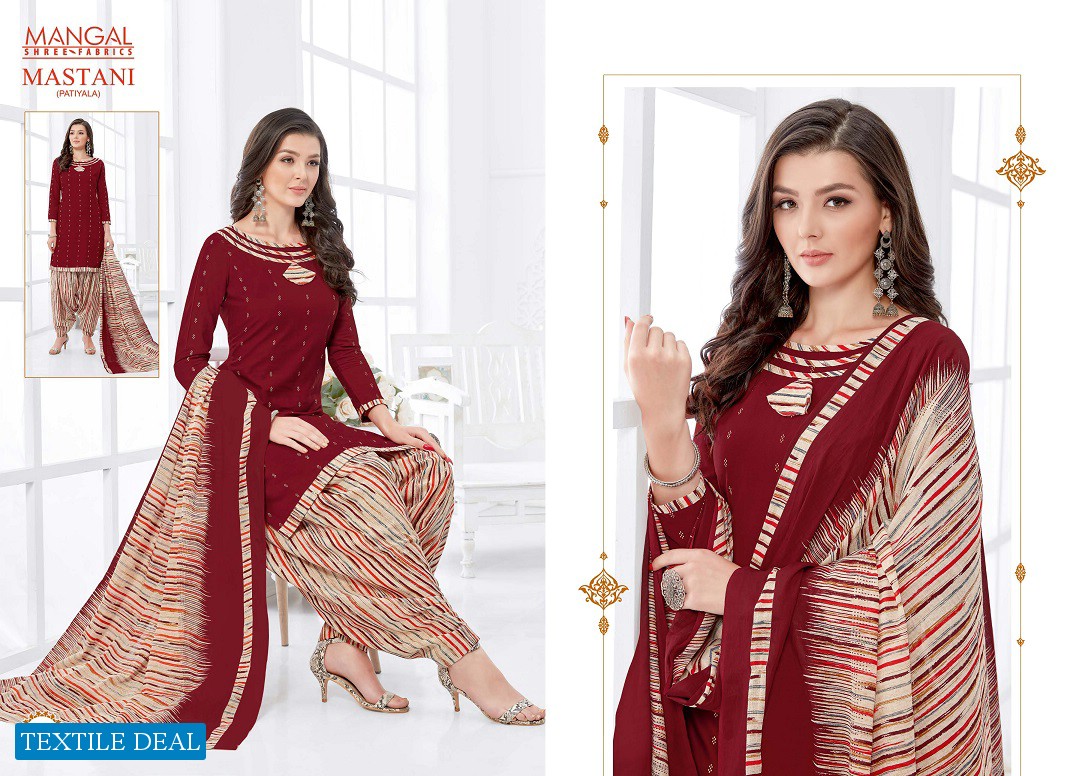Mangal Shree Mastani Vol-12 Wholesale Readymade Cotton Dress