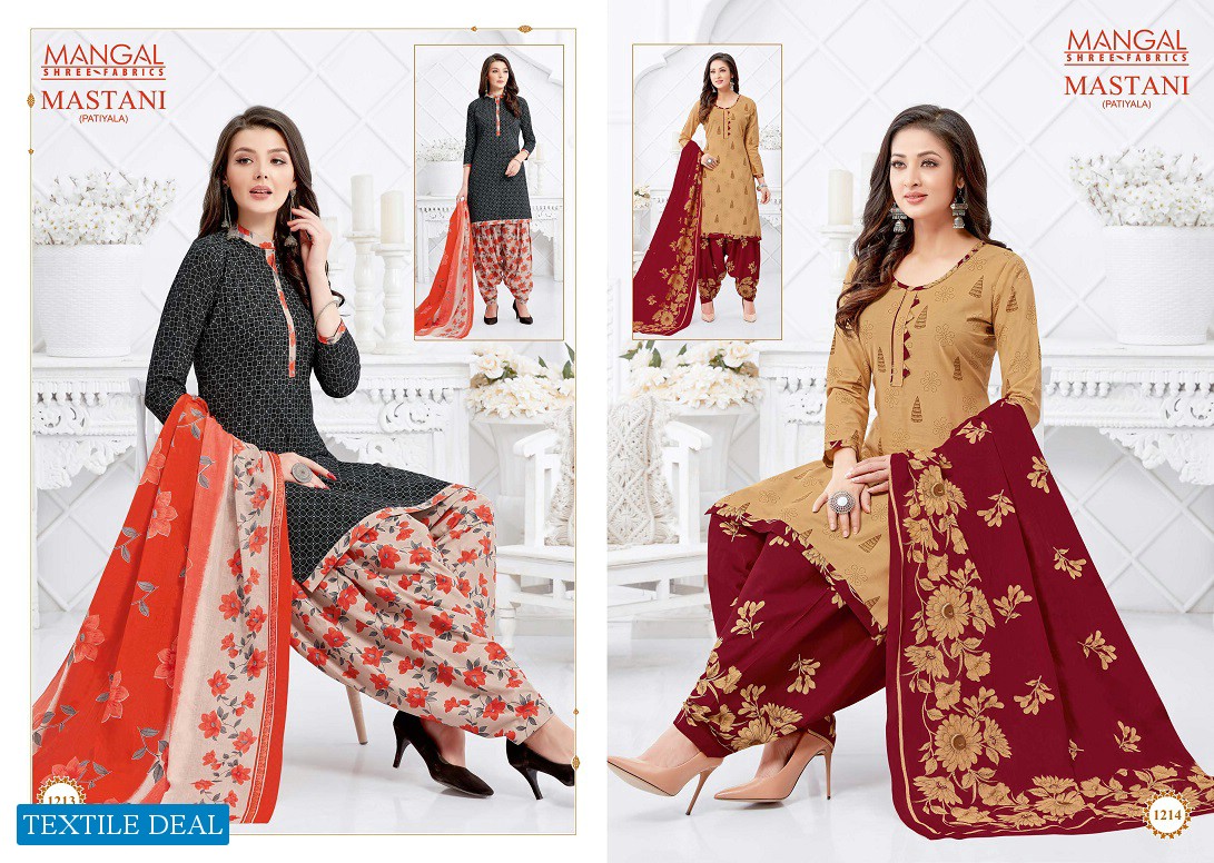 Mangal Shree Mastani Vol-12 Wholesale Readymade Cotton Dress