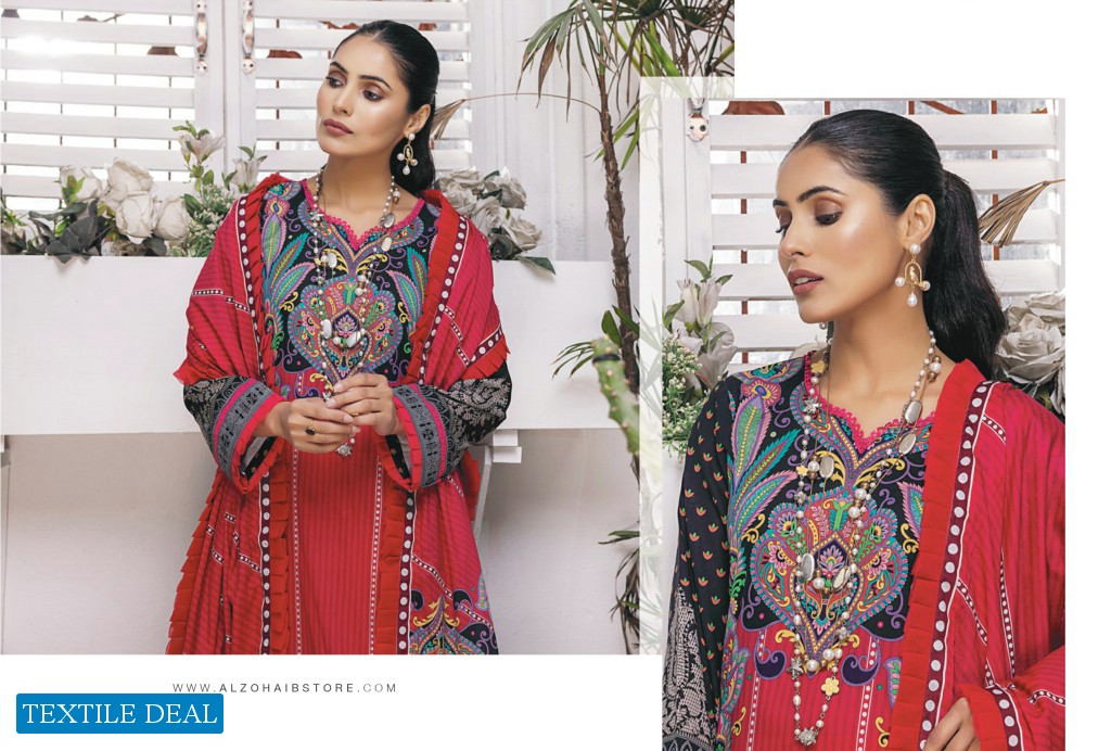Alzohaib Coco Digital Printed Lawn Collection Wholesale Original Pakistani Dress