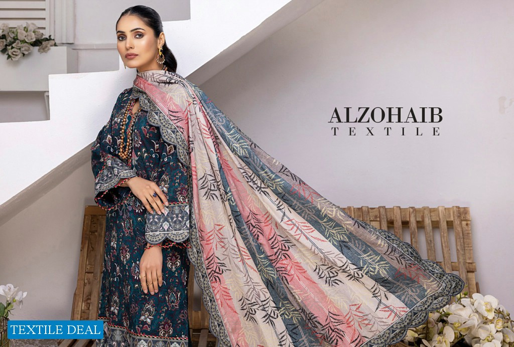 Alzohaib Coco Digital Printed Lawn Collection Wholesale Original Pakistani Dress