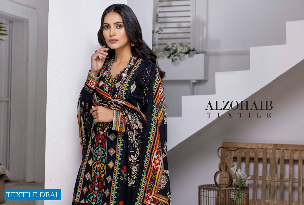 Alzohaib Coco Digital Printed Lawn Collection Wholesale Original Pakistani Dress