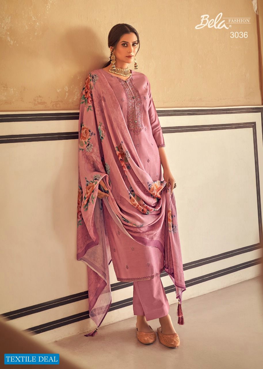 SABAA BY BELA FASHION COTTON SILK DESIGNER FANCY SALWAR KAMEEZ