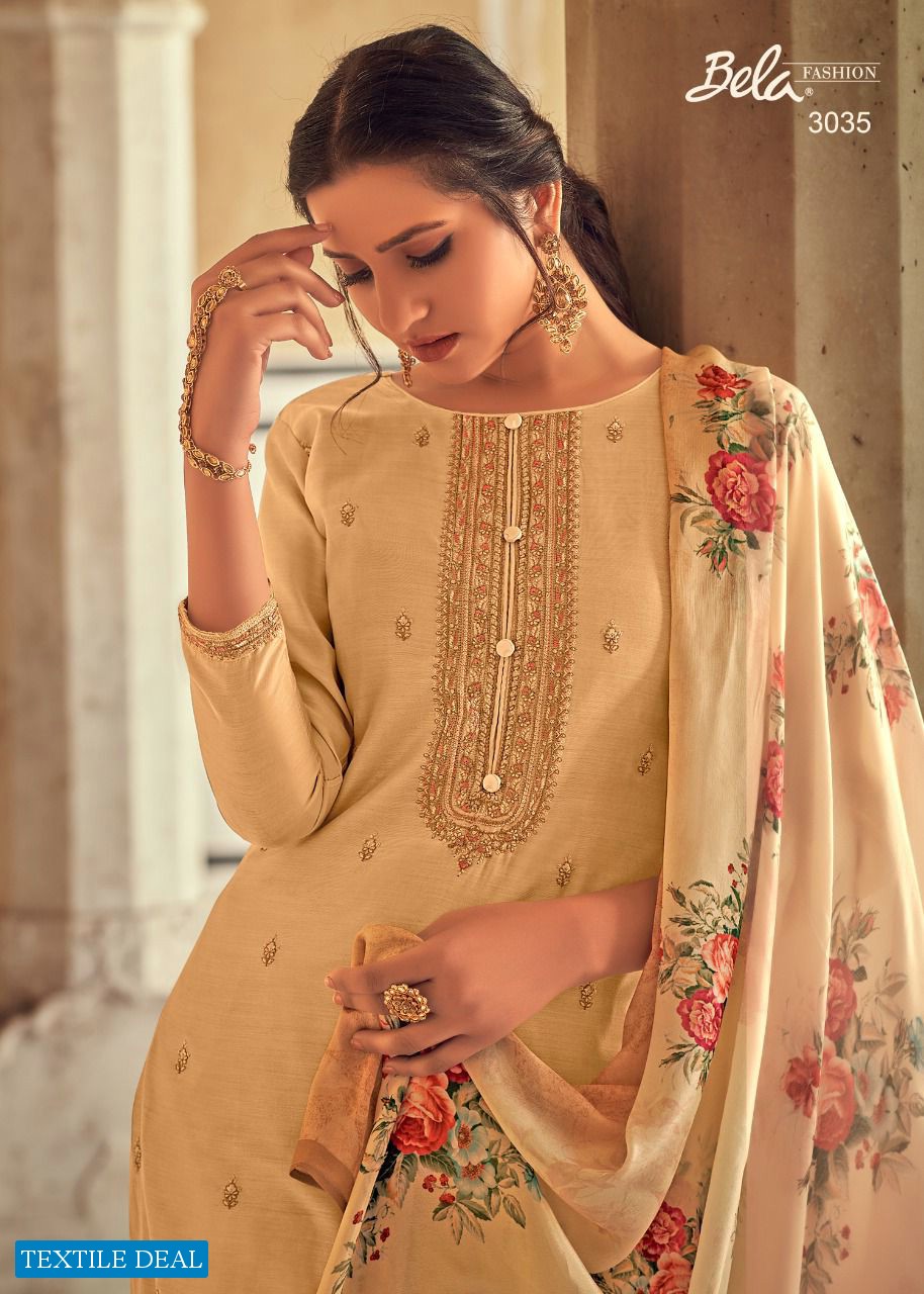 SABAA BY BELA FASHION COTTON SILK DESIGNER FANCY SALWAR KAMEEZ