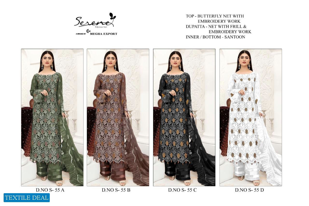 Serene S-55 Wholesale Designer Pakistani Concept Dress
