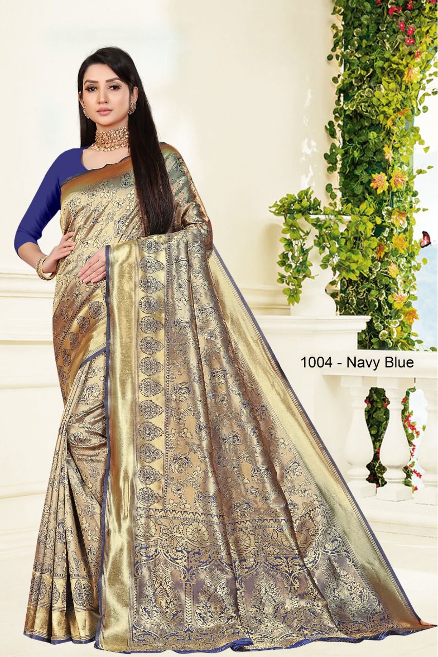 Santraj 1004 Wholesale Banarasi Silk Saree Collection