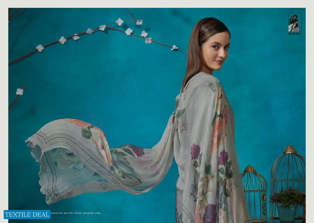 Sahiba Manjari Wholesale Pure Italian Cotton Schiffli Work And Hand Work Suits