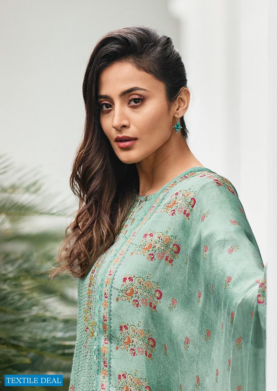 Varsha Erica Wholesale Pure Muslin With Self Work Salwar Suits