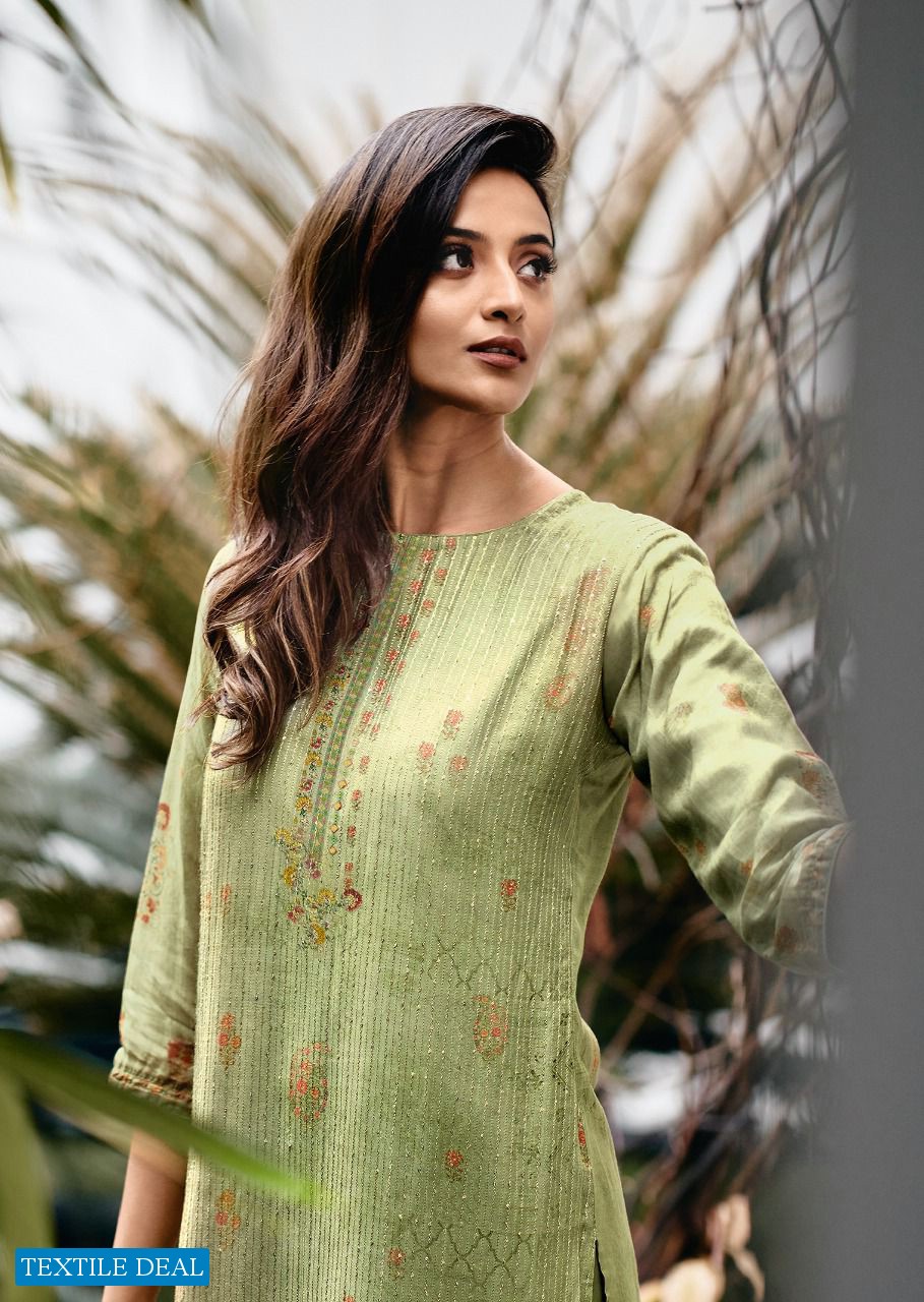 Varsha Erica Wholesale Pure Muslin With Self Work Salwar Suits