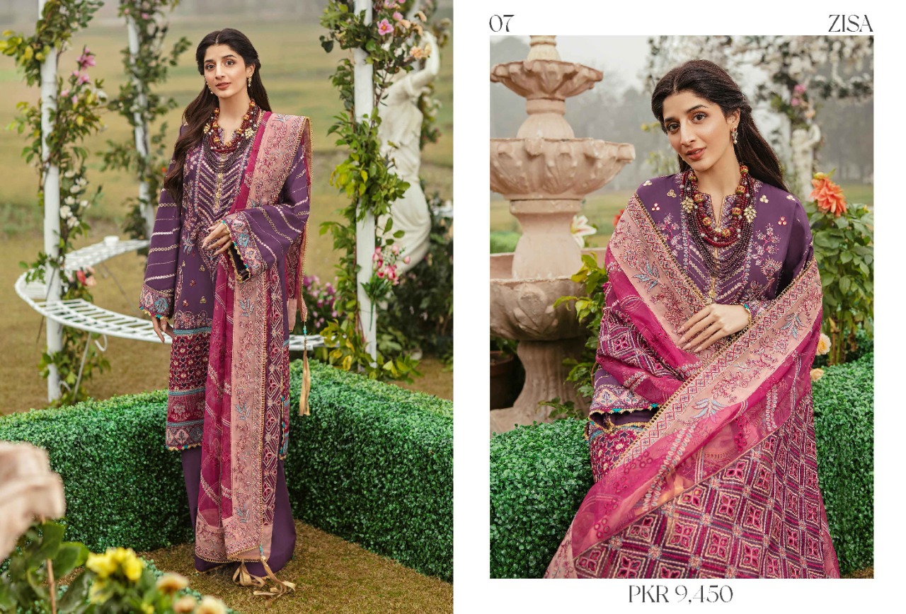 Afrozeh Luxury lawn 2022 Wholesale Original Pakistani Suits