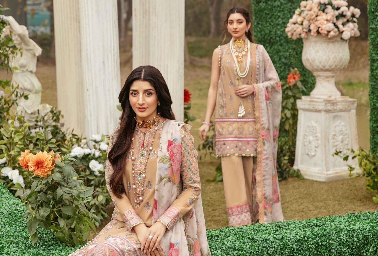Afrozeh Luxury lawn 2022 Wholesale Original Pakistani Suits