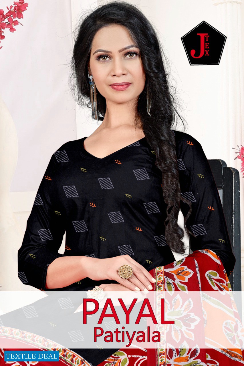 J Tex Payal Patiyala Wholesale Soft Cotton Printed Dress