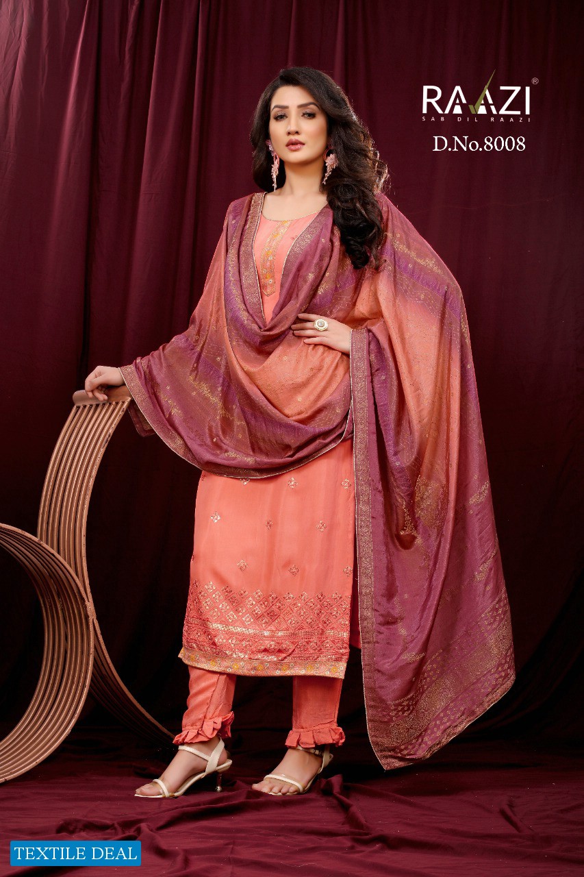 Rama Raazi Misri Wholesale Pure Musleen With Work Straight Salwar Suits