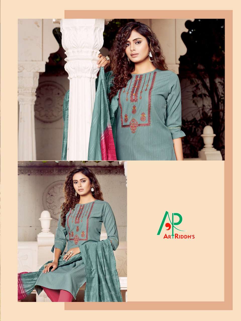 ART RIDDHS RRR KURTI WITH DUPATTA CONCEPT