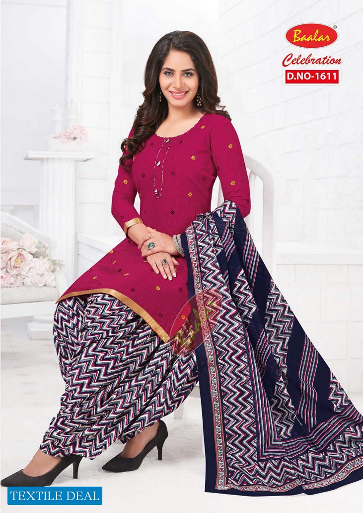 Baalar Celebration Patiyala Special Vol-16 Wholesale Cotton Printed Dress Material