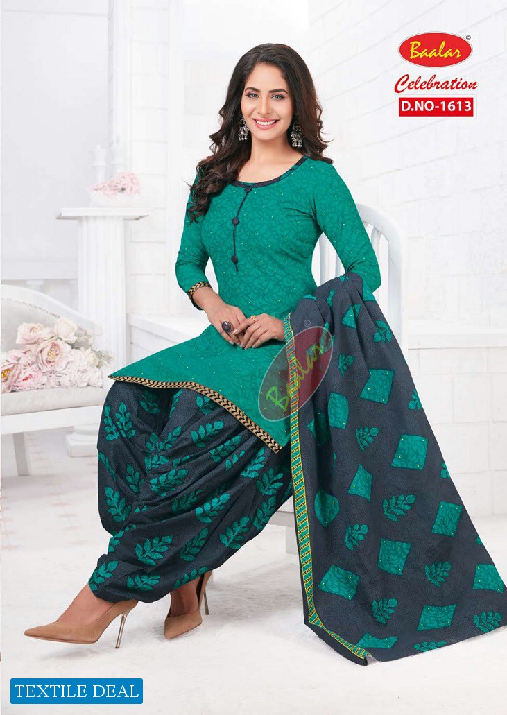Baalar Celebration Patiyala Special Vol-16 Wholesale Cotton Printed Dress Material