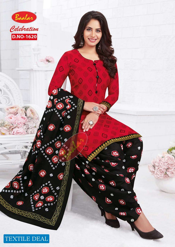Baalar Celebration Patiyala Special Vol-16 Wholesale Cotton Printed Dress Material
