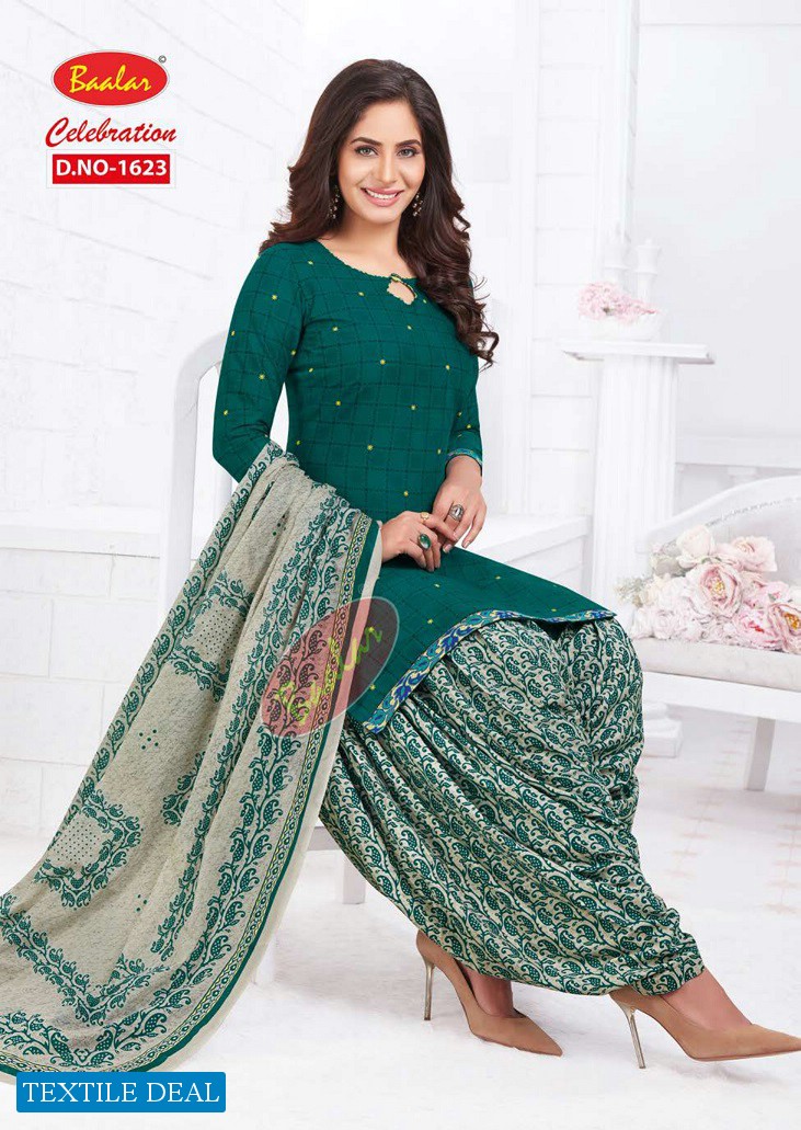 Baalar Celebration Patiyala Special Vol-16 Wholesale Cotton Printed Dress Material