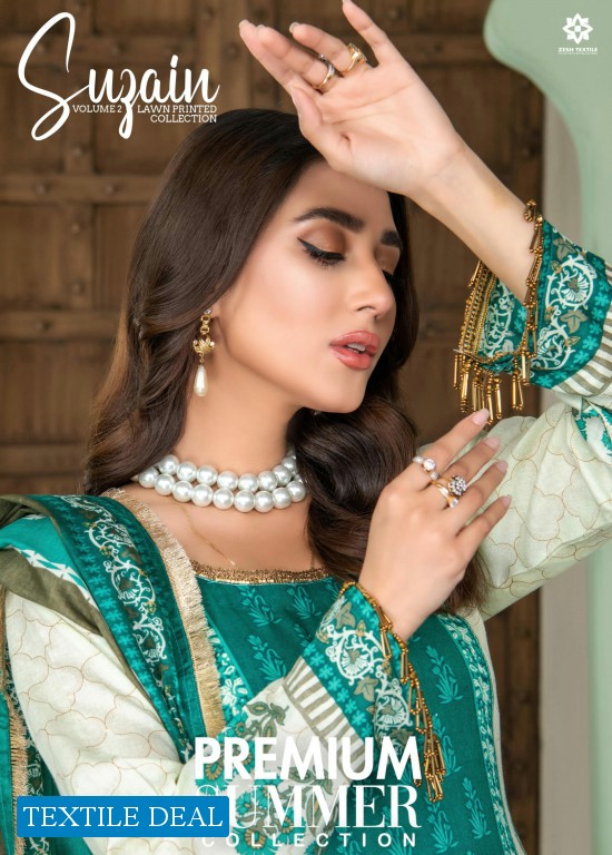 Zesh Textile Suzain Vol-2 Lawn Printed Collection