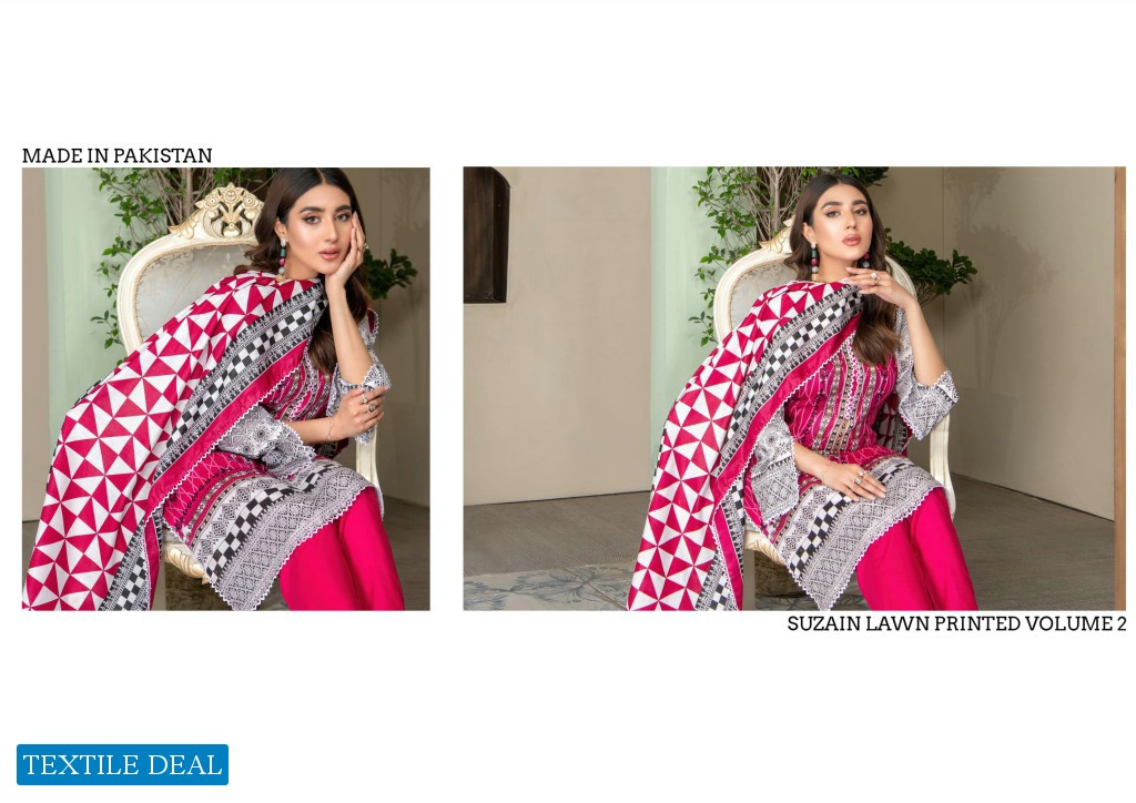 Zesh Textile Suzain Vol-2 Lawn Printed Collection