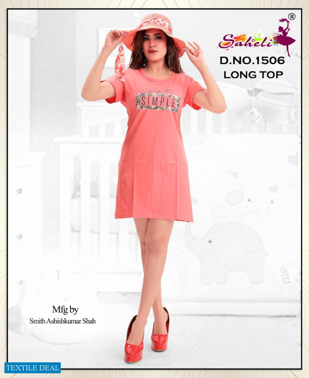 Saheli Long Top Wholesale New Night Wear Collection