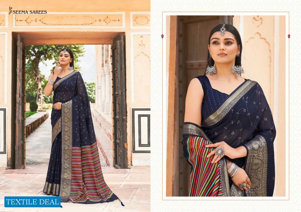 Seema Nimrat Wholesale Casual Indian Sarees