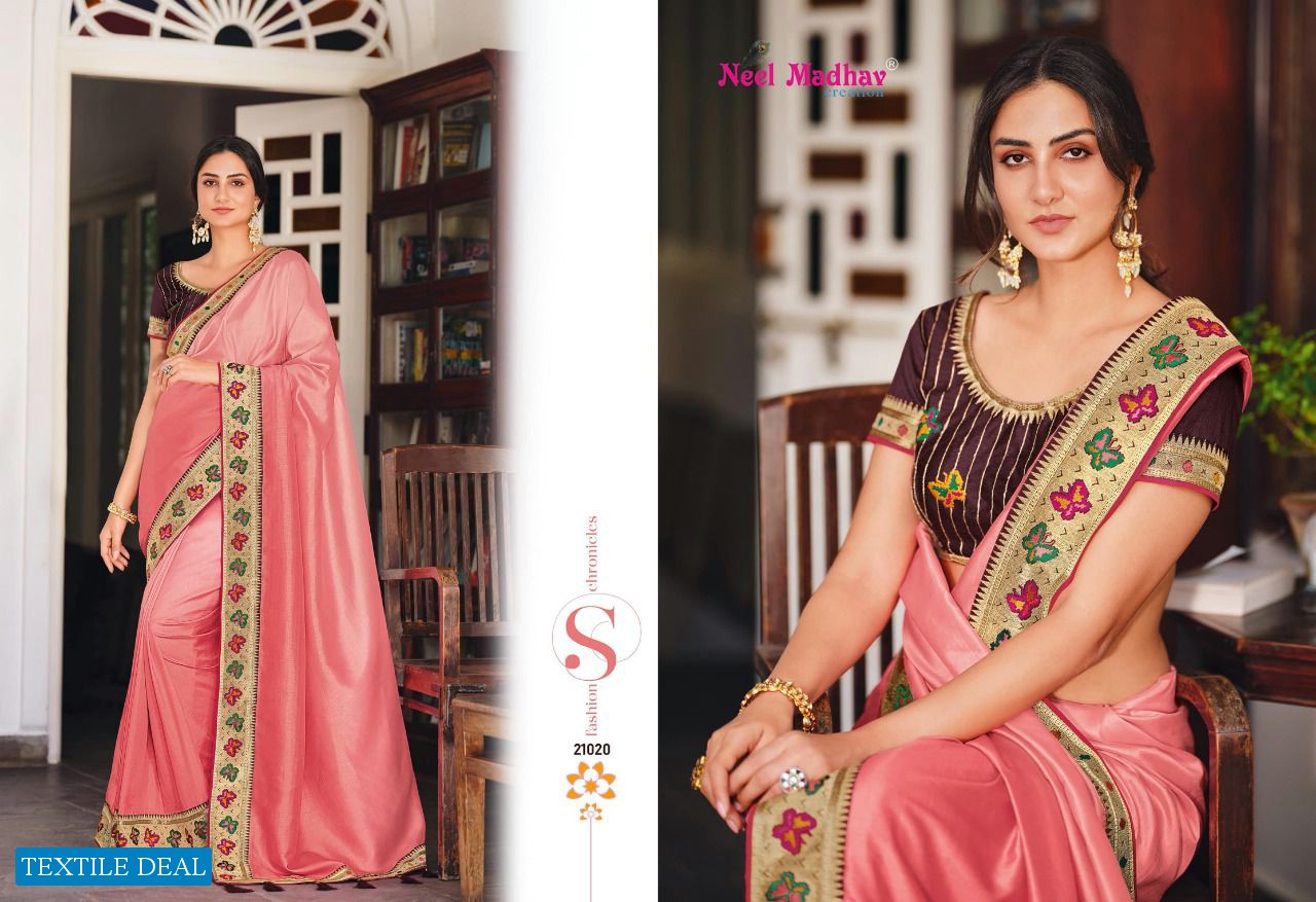 MIRISHA VOL 2 BY NEEL MADHAV VICHITRA SILK DESIGNER FANCY SAREES