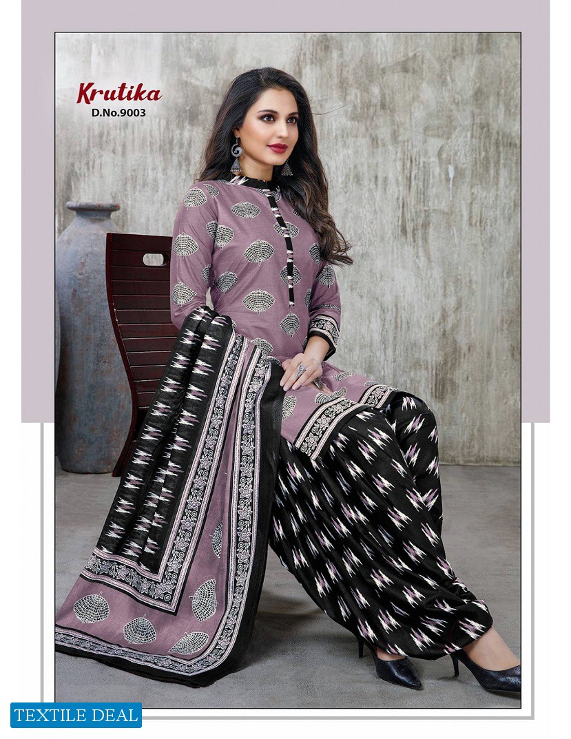 Amruta Krutika Vol-9 Wholesale Pure Cotton Printed Dress Material