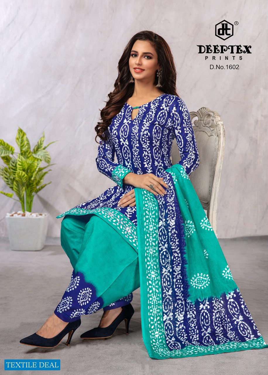 Deeptex Batik Plus Vol-16 Wholesale Bandhani Printed Dress Material