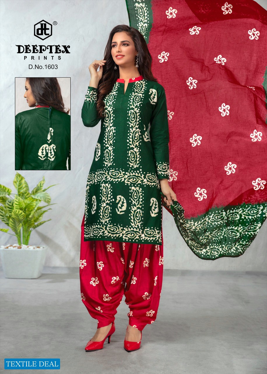 Deeptex Batik Plus Vol-16 Wholesale Bandhani Printed Dress Material