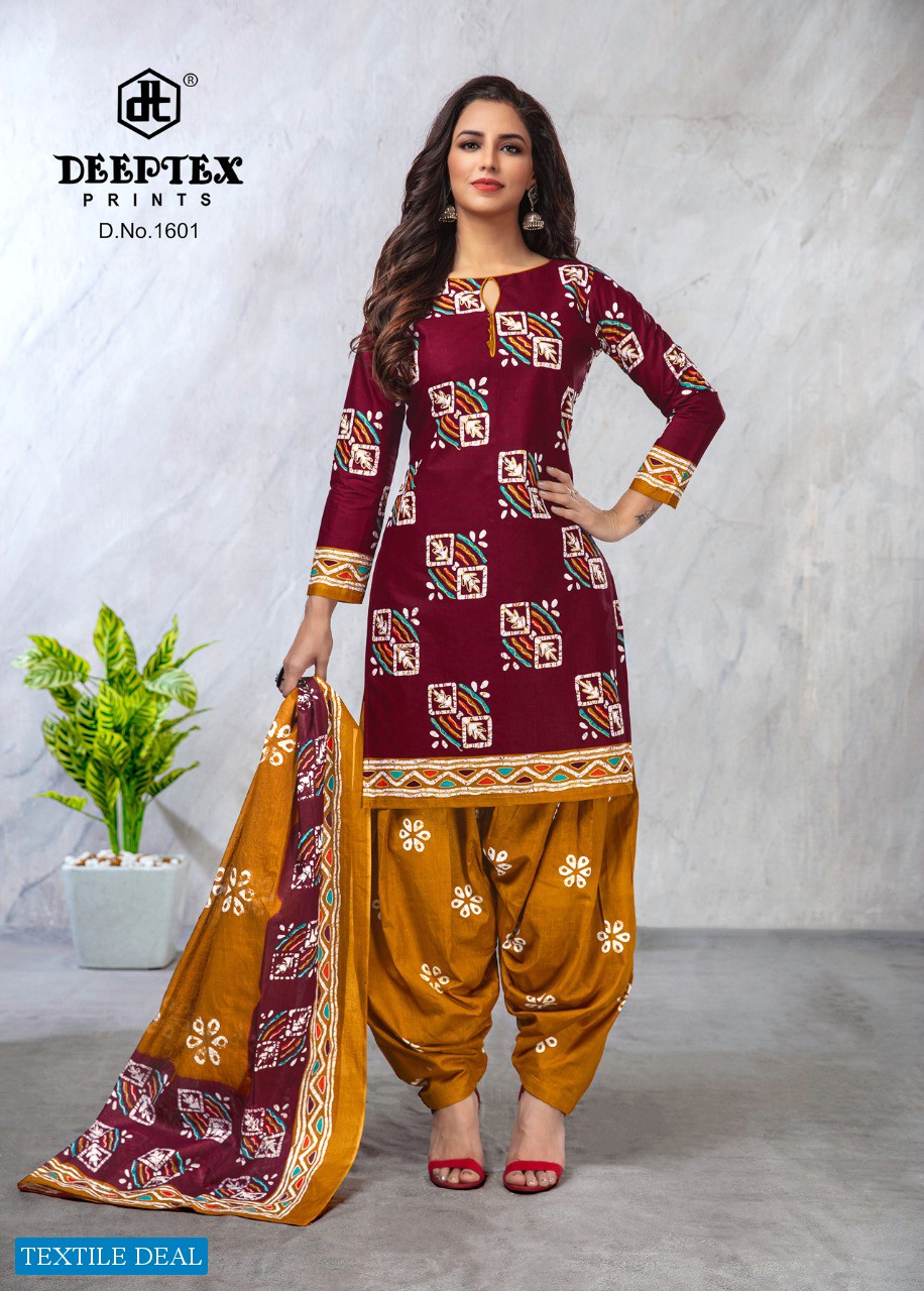 Deeptex Batik Plus Vol-16 Wholesale Bandhani Printed Dress Material